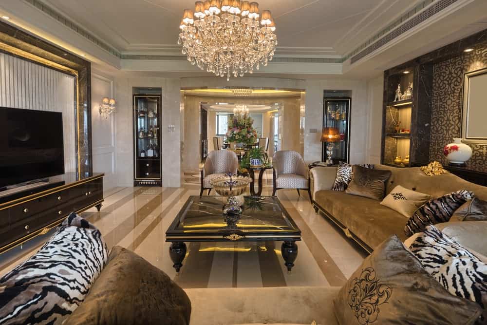 Phong cách thiết kế nội thất Luxury hướng tới sự sang trọng, lộng lẫy